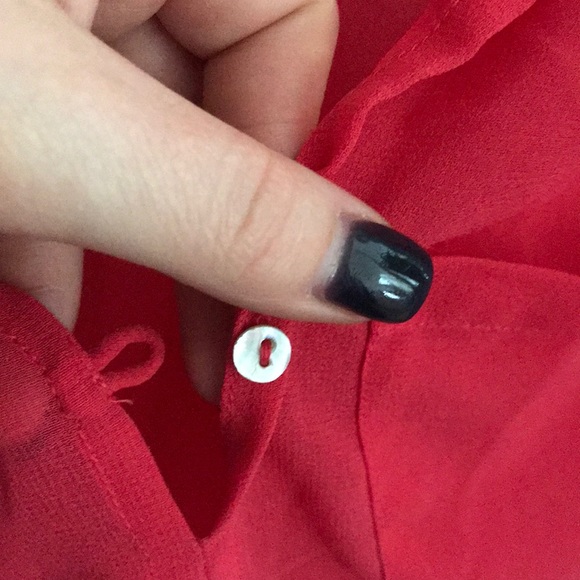 Coral Sheer Top from Zara - Picture 4 of 5